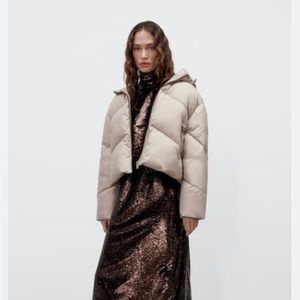 Zara SHORT PUFFER JACKET